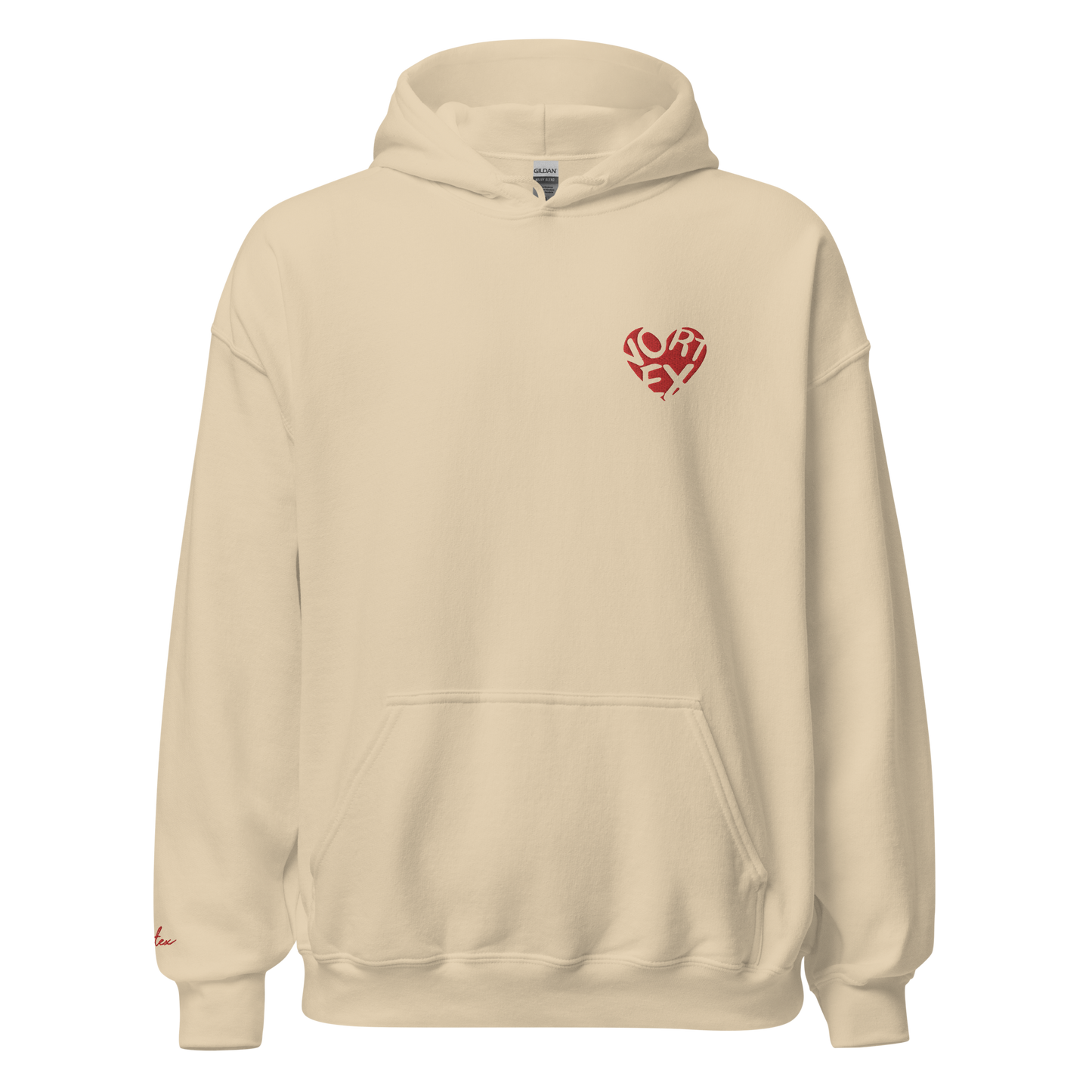Beige hoodie Vortex